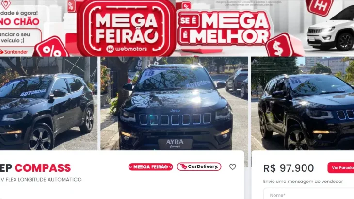 Mega Feirão Webmotors: ofertas imperdíveis!