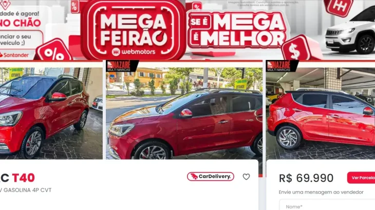 Mega Feirão Webmotors: ofertas imperdíveis!