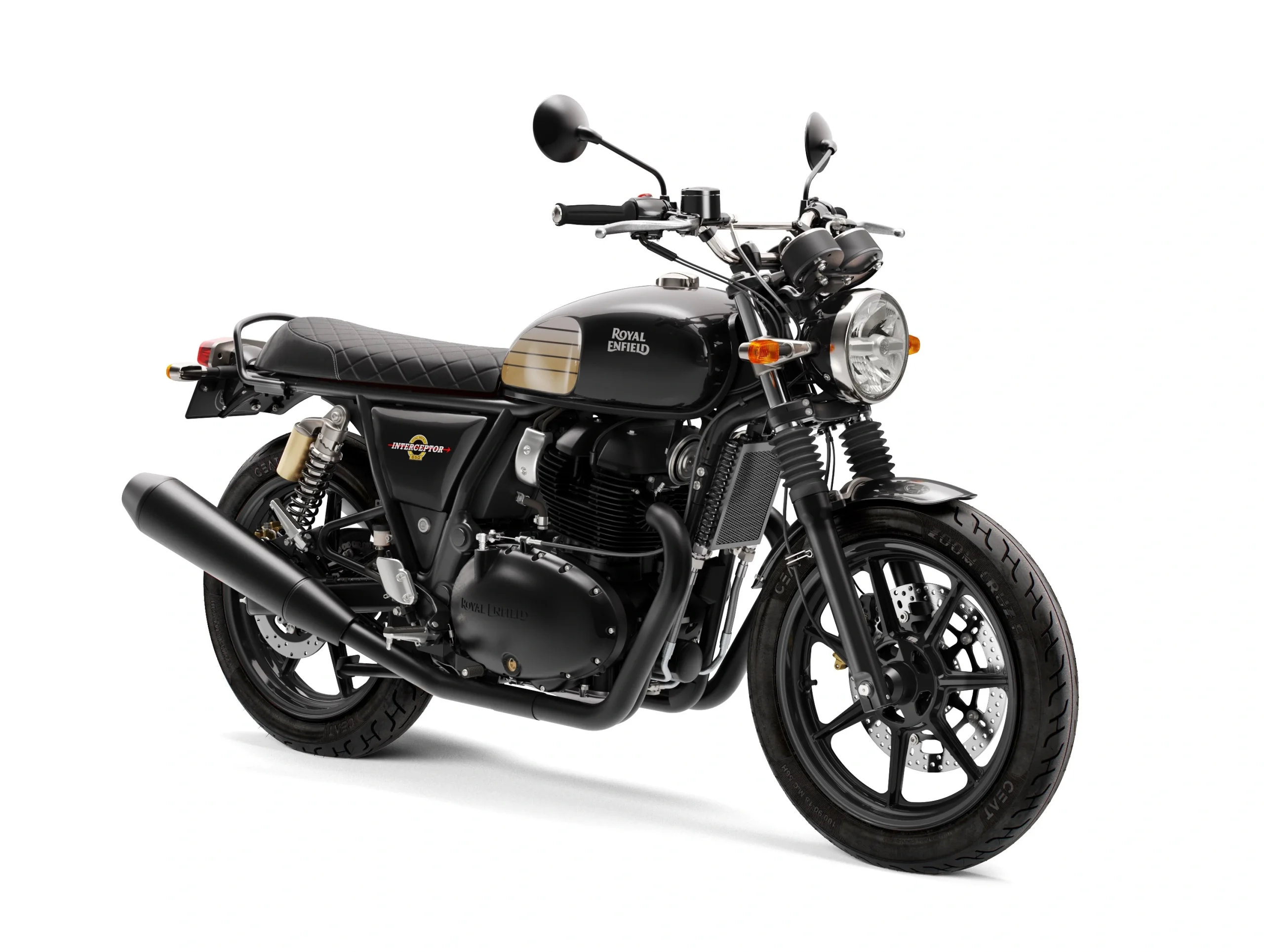 Royal Enfield Interceptor Black Ray