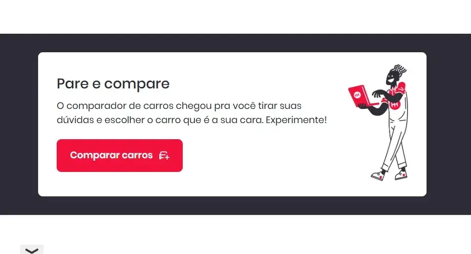  Comparador Webmotors pode ajudar você que está em dúvida a escolher o carro certo com tanquilidade